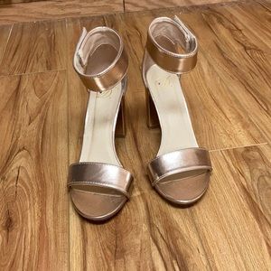 Rose gold heels